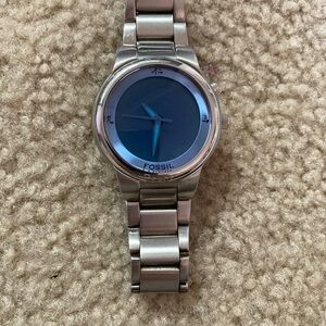 SUPER RARE y2k FOSSIL Big Tic Kanji Peace Watch